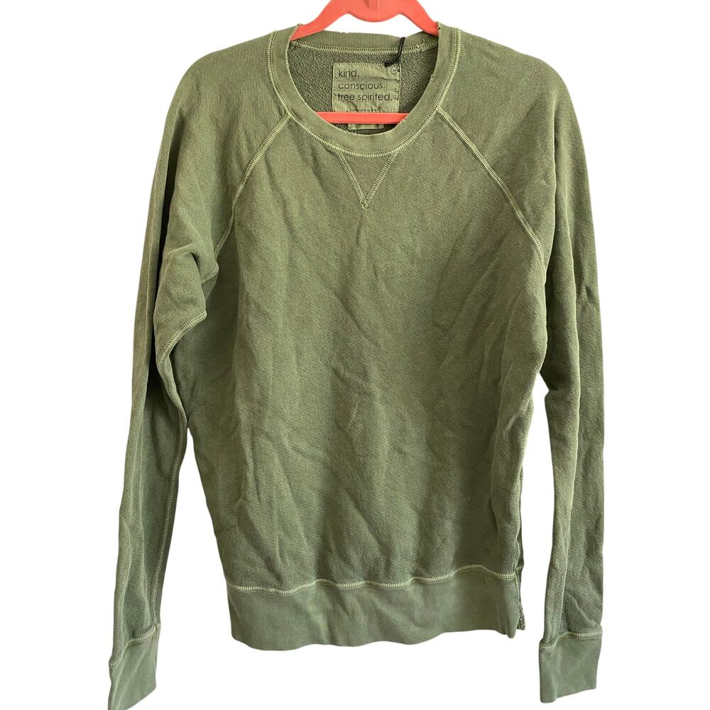 Unsubscribed Green Crewneck Sweatshirt M NWT - Picture 2 of 7